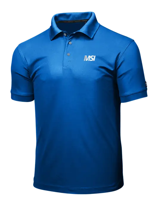 OGIO Royal Blue Caliber 2.0 Polo w/MSI Icon logo