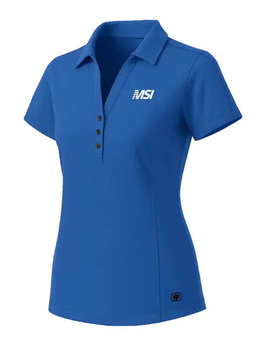 OGIO Womens Royal Blue ONYX Polo w/MSI Icon logo