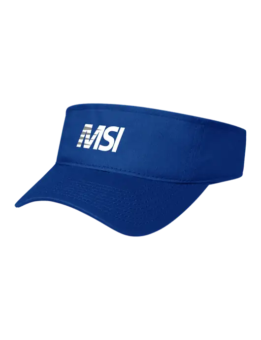 Royal Cap Visor w/MSI Icon logo