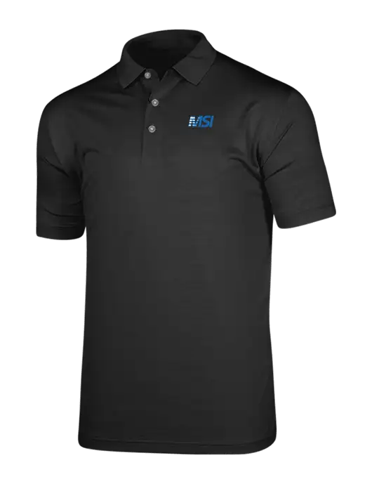 Callaway Vibrant Black Ventilated Polo w/MSI Icon logo