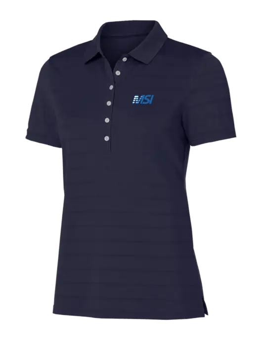 Callaway Womens Navy Ventilated Polo w/MSI Icon logo