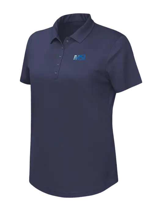 Callaway Womens Birdseye Navy Polo w/MSI Icon logo