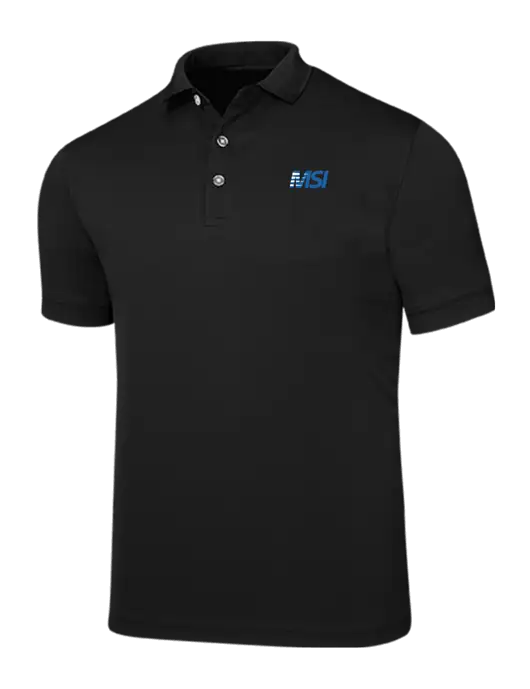 Callaway Ottoman Black Polo w/MSI Icon logo