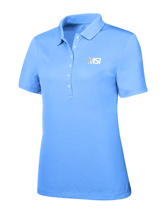 Callaway Womens Ottoman Light Blue Polo w/MSI Icon logo