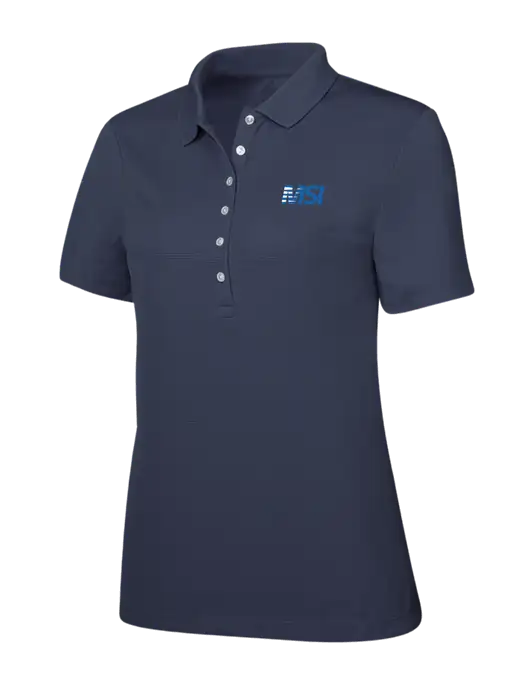 Callaway Womens Ottoman Navy Polo w/MSI Icon logo