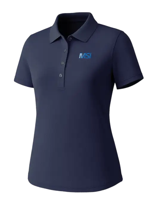 Callaway Womens Core Navy Performance Polo w/MSI Icon logo