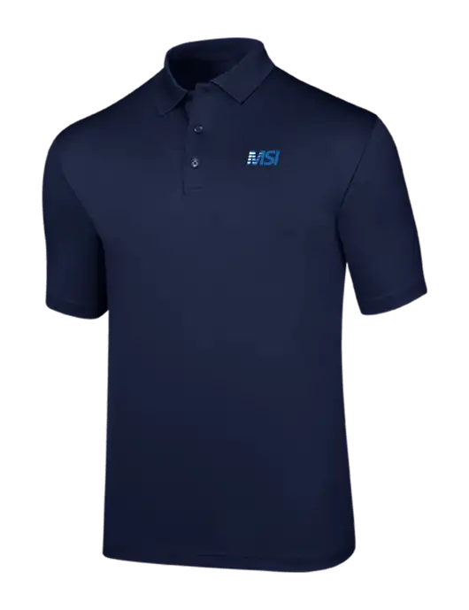 Callaway Opti-Dri Navy Chev Polo w/MSI Icon logo