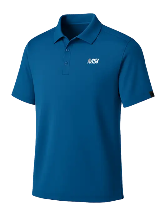 OGIO Royal Blue Framework Polo w/MSI Icon logo