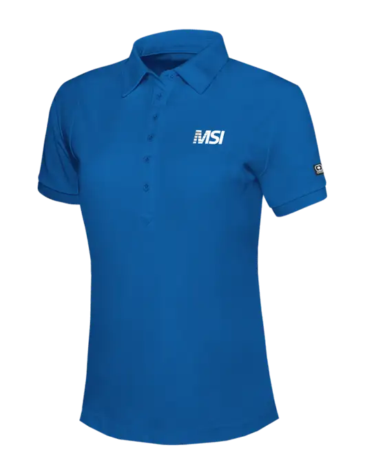 OGIO Womens Royal Blue Jewel Polo w/MSI Icon logo