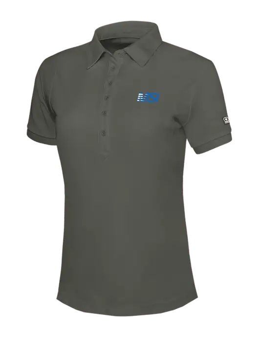 OGIO Womens Medium Grey Jewel Polo w/MSI Icon logo
