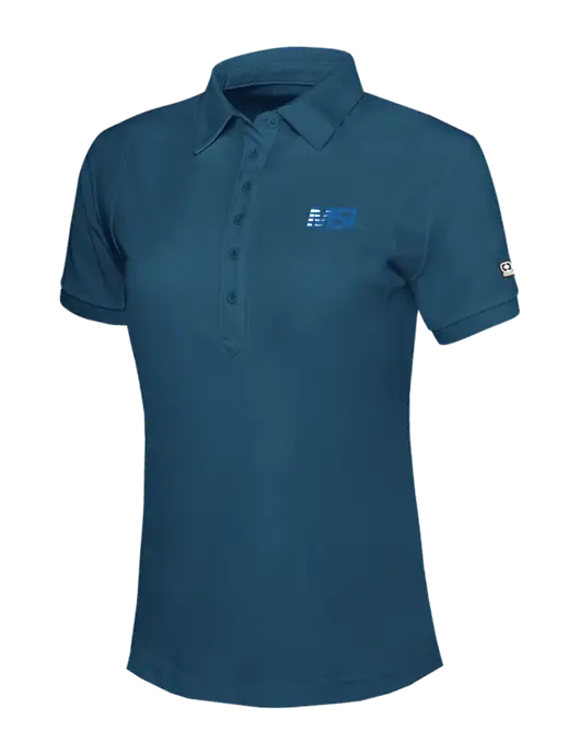 OGIO Womens Light Navy Jewel Polo w/MSI Icon logo