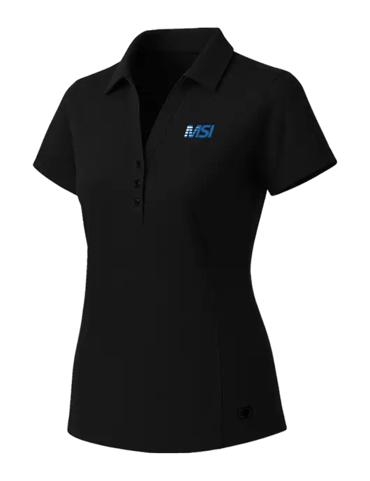OGIO Womens Blacktop ONYX Polo w/MSI Icon logo