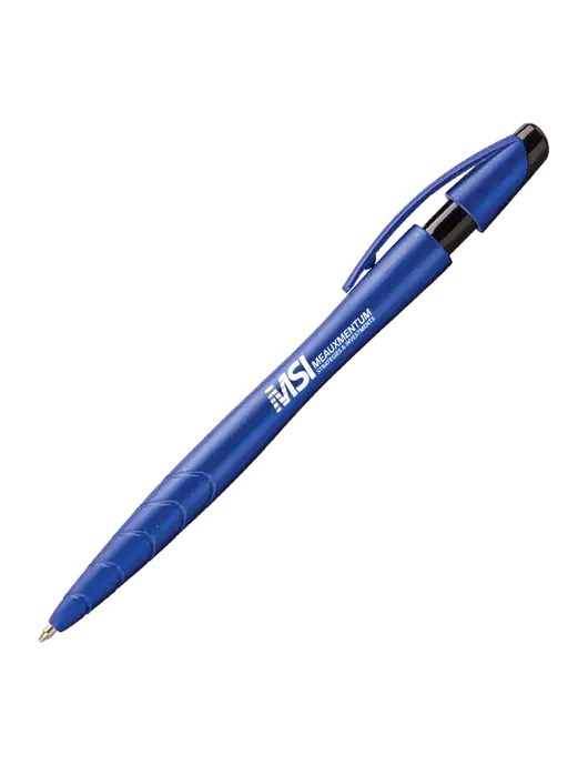 Awali Blue Metallic Pen - Black Ink w/Meauxmentum Logo