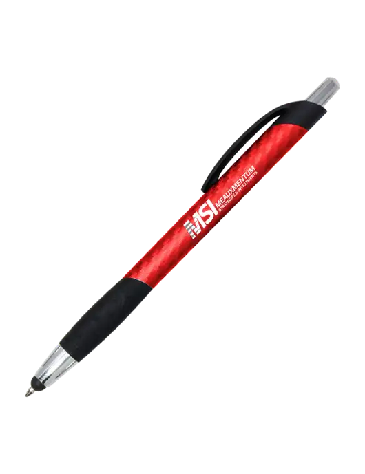 Sunray Red Stylus Pen - Black Ink w/Meauxmentum Logo