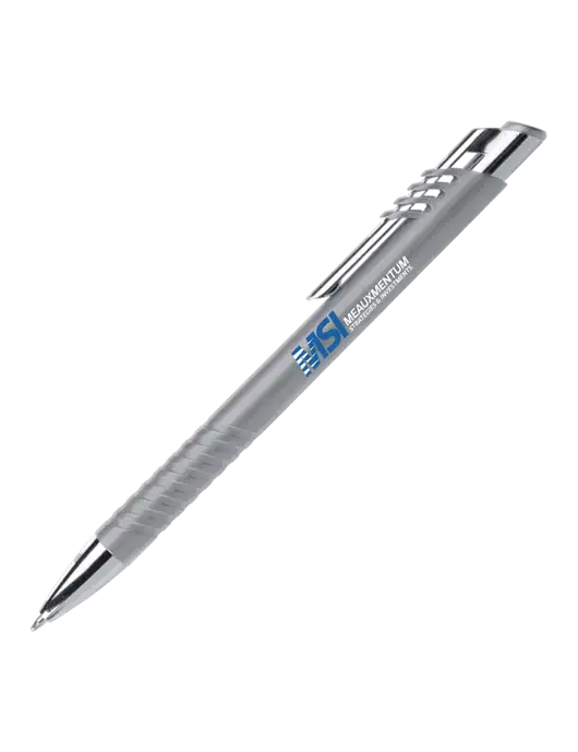 Schirhart Grey Pen - Black Ink w/Meauxmentum Logo