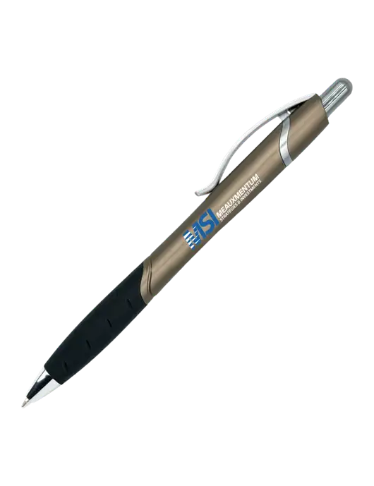 Summerhill Grey Pen - Black Ink w/Meauxmentum Logo