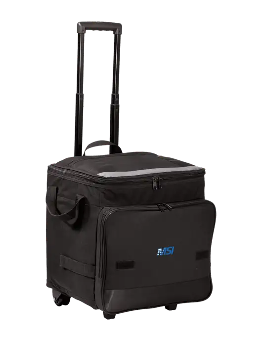 Black Rolling Cooler w/MSI Icon logo