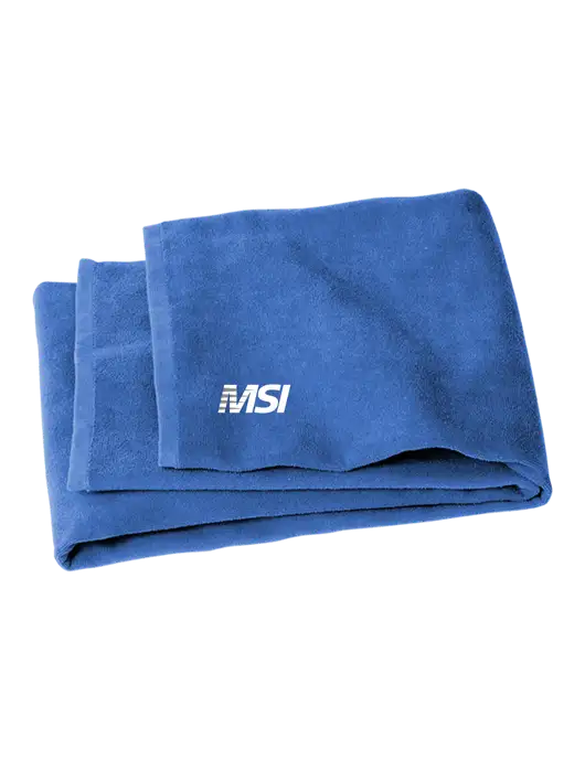 Royal Beach Towel w/MSI Icon logo