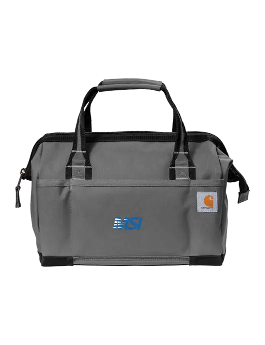 Carhartt Foundry Series 14” Grey Tool Bag w/MSI Icon logo
