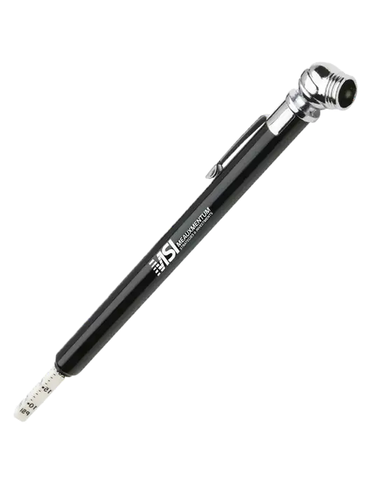 Quick View Black Tire Gauge w/Meauxmentum Logo
