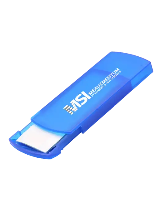 Slide Right Blue Bandage Dispenser w/Meauxmentum Logo