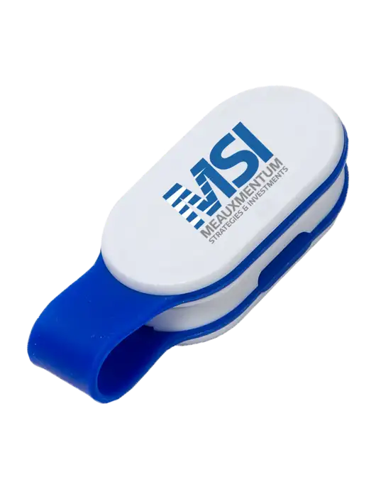 Magna Clip Blue Personal Safety Light w/Meauxmentum Logo