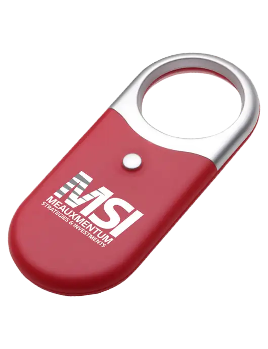 Compact Red Magnifier Light w/Meauxmentum Logo