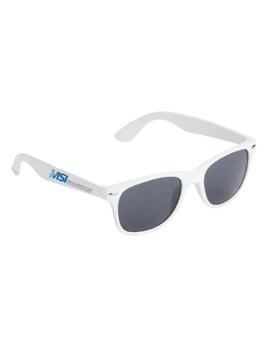 Daytona White Sunglasses w/Meauxmentum Logo