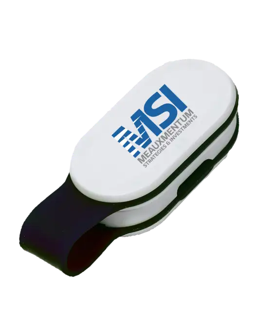 Magna Clip Black Personal Safety Light w/Meauxmentum Logo