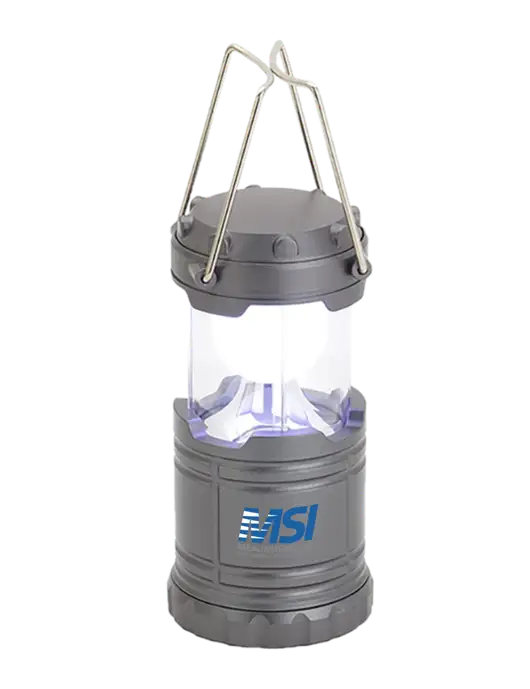 Gunmetal Mini Retro Lantern w/Meauxmentum Logo