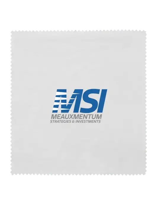 Microfiber Cleaning Cloth, 6 x 6 w/Meauxmentum Logo