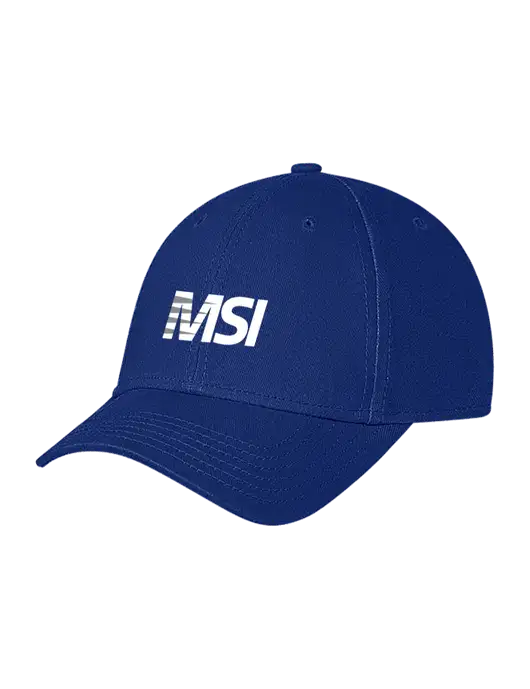 Royal Structured Soft Snap Closure Hook & Loop Cap w/MSI Icon logo