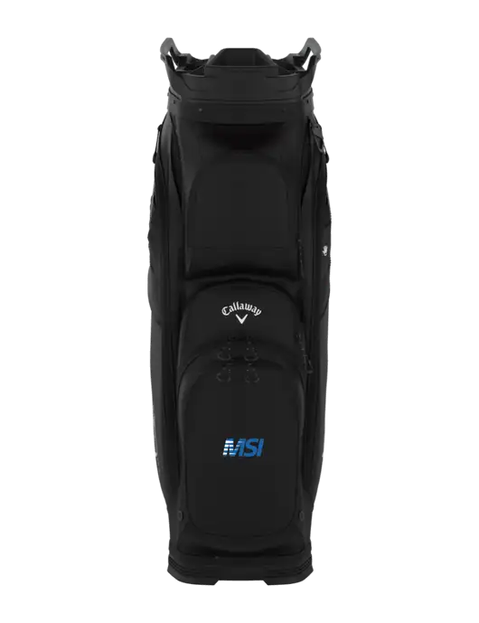 Callaway Org 14 Black Cart Golf Bag  w/MSI Icon logo