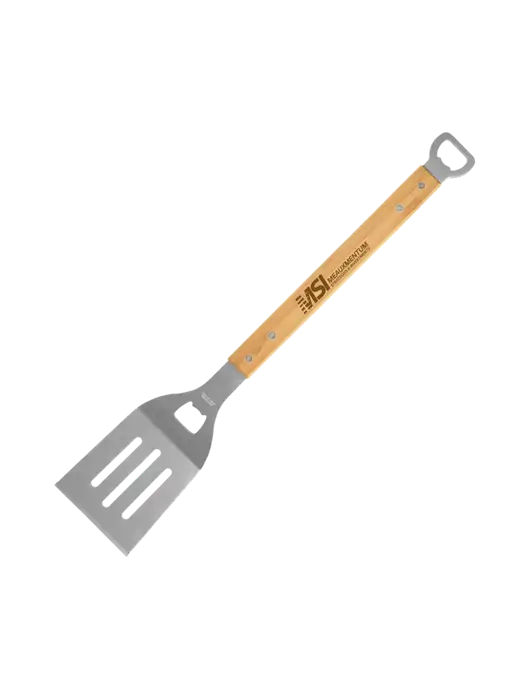Bamboo BBQ Spatula w/Meauxmentum Logo