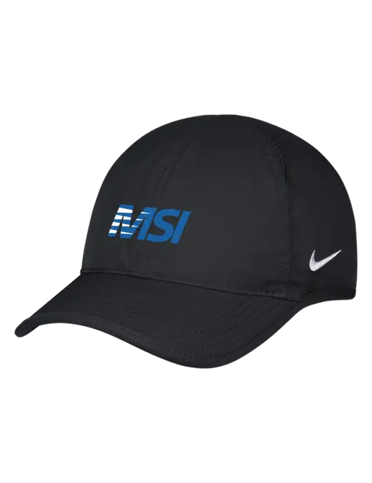 Nike Black Featherlight Cap w/MSI Icon logo