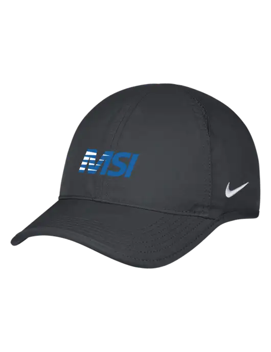 Nike Charcoal Featherlight Cap w/MSI Icon logo