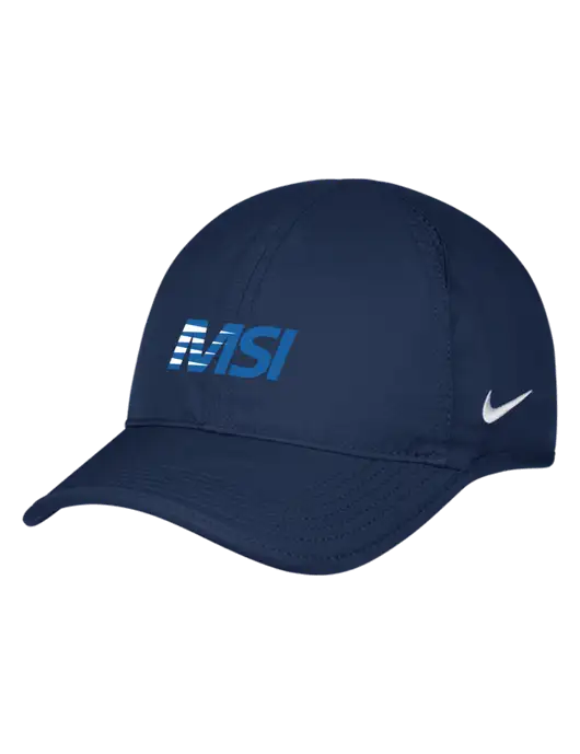Nike Navy Featherlight Cap w/MSI Icon logo