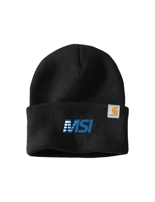 Carhartt Black Watch Cap 2.0 w/MSI Icon logo