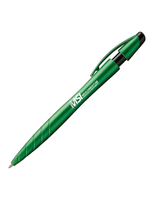 Awali Green Metallic Pen - Black Ink w/Meauxmentum Logo