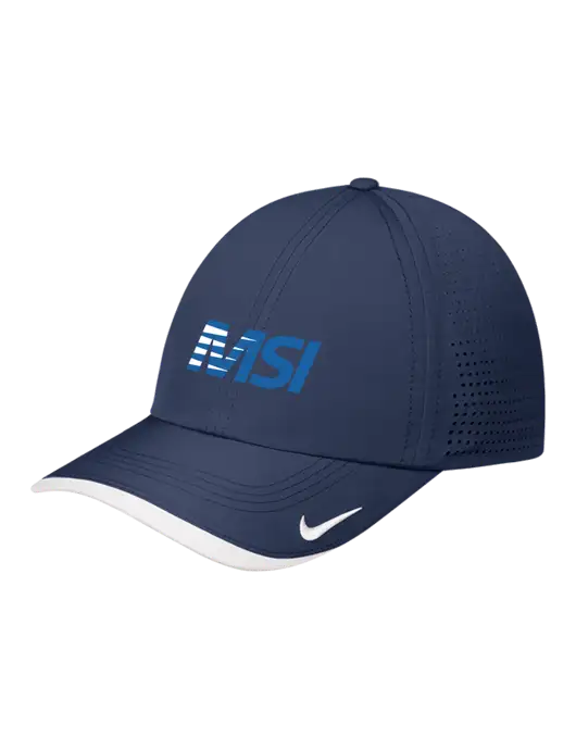 Nike Navy/White Dri-FIT Perforated Performance Cap w/MSI Icon logo