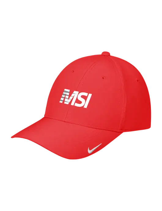 Nike Red Dri-FIT Legacy Cap w/MSI Icon logo