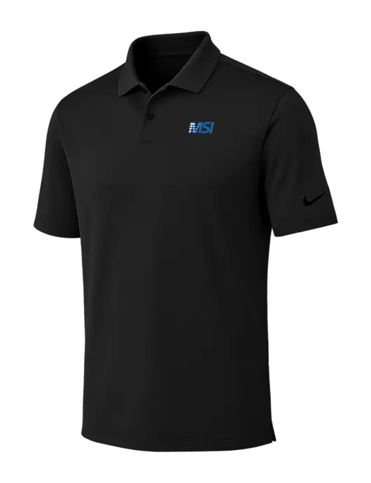 Nike Black Dri-FIT Vapor Polo w/MSI Icon logo