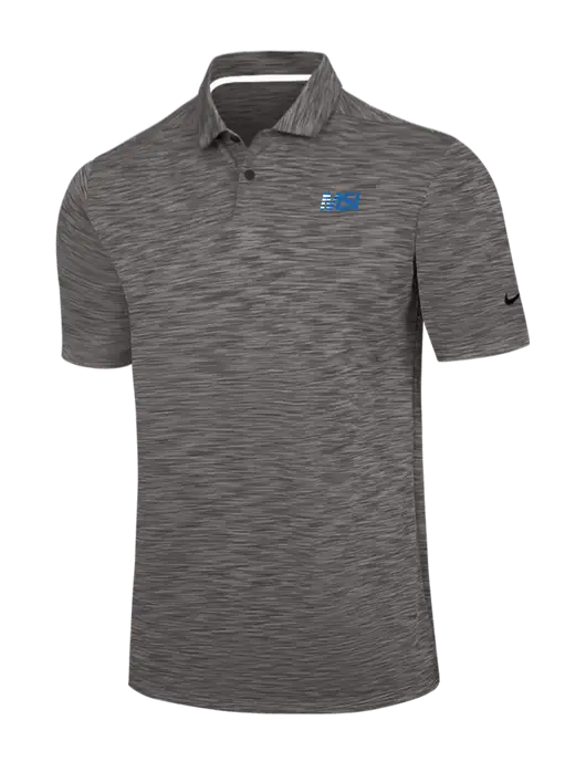 Nike Dark Grey Dri-FIT Vapor Space Dyed Polo w/MSI Icon logo
