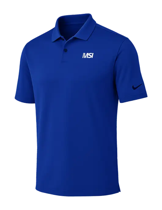 Nike Dark Royal Dri-FIT Vapor Polo w/MSI Icon logo