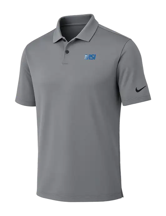 Nike Medium Grey Dri-FIT Vapor Polo w/MSI Icon logo