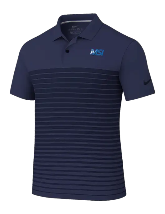 Nike Navy Dri-FIT Vapor Block Polo w/MSI Icon logo