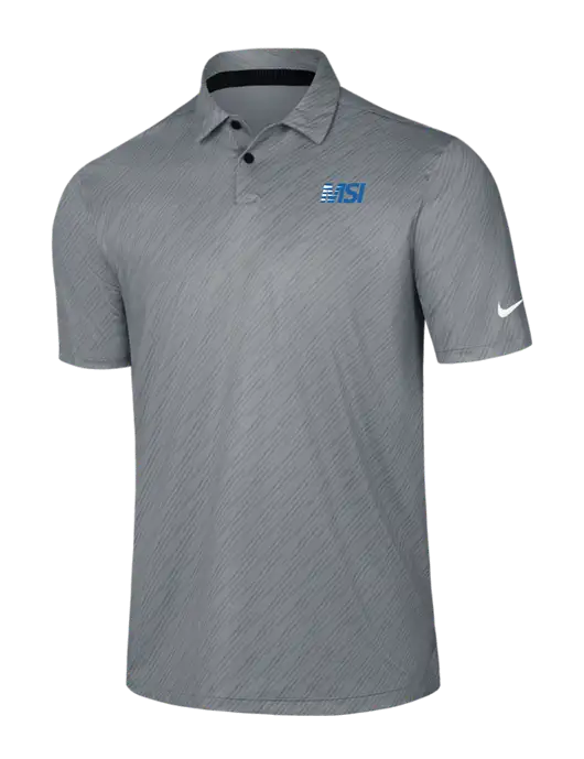 Nike Medium Grey Vapor Dash Polo w/MSI Icon logo