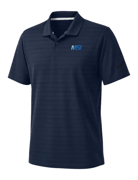Nike Navy Dri-FIT Vapor Jacquard Polo w/MSI Icon logo