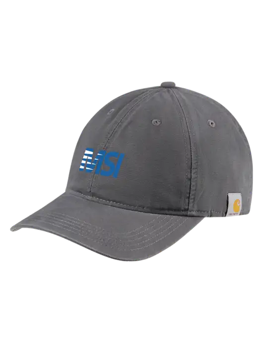 Carhartt Dark Grey Cotton Canvas Cap w/MSI Icon logo