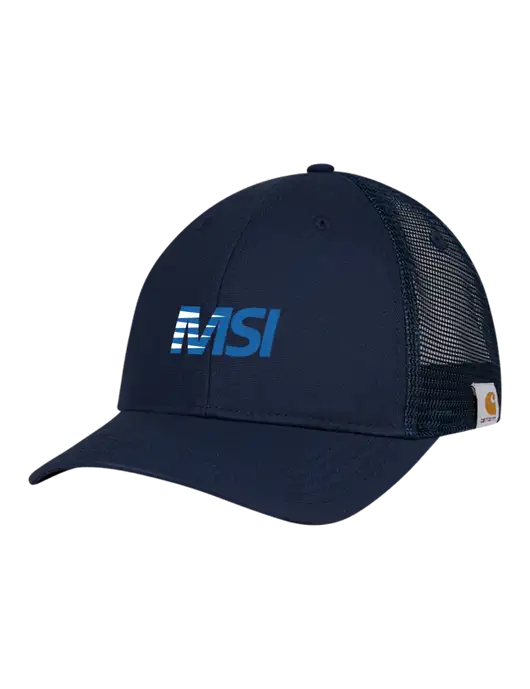 Carhartt Navy Trucker Rugged Pro Series Cap w/MSI Icon logo